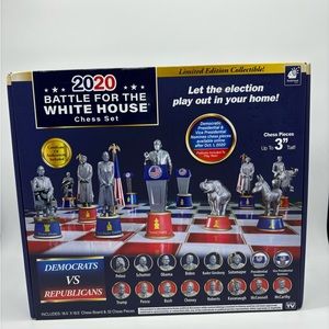 BulbHead 2020 Battle For The White House Chess Set New Sealed Trump